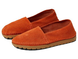 【送料無料】 エイコーン レディース スリッポン・ローファー シューズ Addison Suede Moc + Bloom Ginger