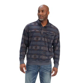 【送料無料】 アリアト メンズ ニット・セーター アウター Printed Overdyed Washed Sweater Maritime Blue Southwest