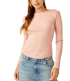 【送料無料】 フリーピープル レディース シャツ トップス Unapologetic Long Sleeve Roseblush