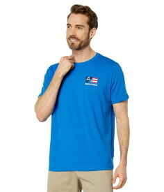 【送料無料】 ナウティカ メンズ シャツ トップス Sustainably Crafted Sailing Team Graphic T-Shirt Spinner Blue