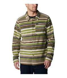 【送料無料】 コロンビア メンズ コート アウター Steens Mountain Printed Shirt Jacket Stone Green Surfcrest Stripe Print