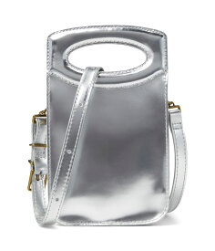 【送料無料】 メイドウェル レディース ハンドバッグ バッグ The Toggle Phone Bag in Specchio Leather Silver