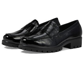 【送料無料】 エコー レディース スリッポン・ローファー シューズ Modtray Penny Loafer Black Patent