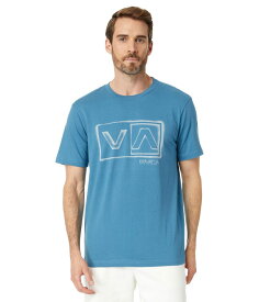 【送料無料】 ルーカ メンズ シャツ トップス Balance Box Short Sleeve Tee Cool Blue