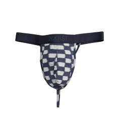 【送料無料】 ツーイグジスト メンズ ブリーフパンツ アンダーウェア Sliq Y-Back Thong Indigo Jacquard