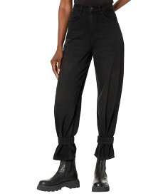 【送料無料】 オールセインツ レディース デニムパンツ ジーンズ ボトムス Tara Ankle Tie Jeans Washed Black