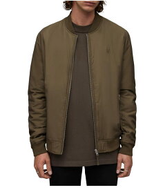 【送料無料】 オールセインツ メンズ コート アウター Withrow Bomber Regiment Brown