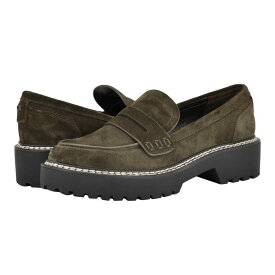 【送料無料】 カルバンクライン レディース サンダル シューズ Suzie Dark Green Suede