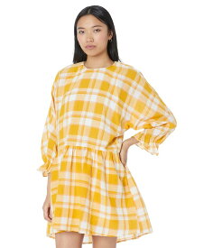 【送料無料】 マンゴ レディース ワンピース トップス Bruno-H Dress Medium Yellow