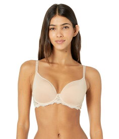 【送料無料】 シモーヌペレール レディース ブラジャー アンダーウェア Caresse 3-D Plunge Bra Peau Rose