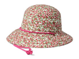 【送料無料】 バッジェリーミシュカ レディース 帽子 アクセサリー Woven Bucket Hat with Adjustable Drawcord Ditsy Floral