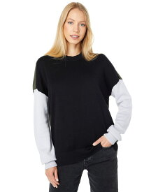 【送料無料】 リラピー レディース ニット・セーター アウター Oversized Double Knit Cotton Modal Sweatshirt Sweater Ivory Color-Block