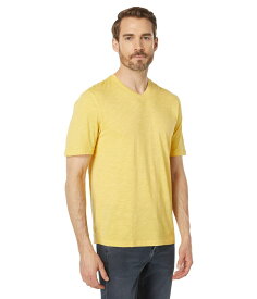 【送料無料】 モッドドック メンズ シャツ トップス El Porto Short Sleeve V-Neck Slub Jersey Gold Harmony