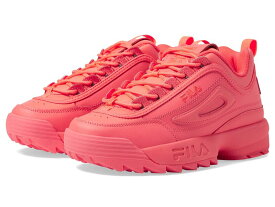 【送料無料】 フィラ レディース スニーカー シューズ Disruptor II Premium Fashion Sneaker Fiery Coral/Fiery Coral/Fiery Coral