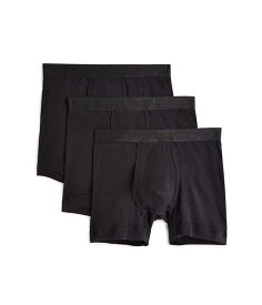 【送料無料】 ツーイグジスト メンズ ボクサーパンツ アンダーウェア 3-Pack Pima Cotton Boxer Brief Black