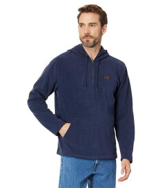 【送料無料】 ルーカ メンズ パーカー・スウェット アウター Yukon 1/4 Zip Hoodie Blue Heather