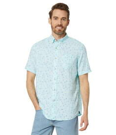 【送料無料】 サウザーンタイド メンズ シャツ トップス Short Sleeve Seascape Sailing Sport Shirt Baltic Teal