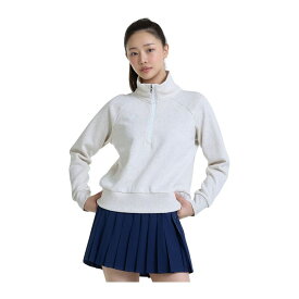 【送料無料】 アンダーアーマー レディース パーカー・スウェット アウター Rival Fleece 1/2 Zip Oatmeal Light Heather/White