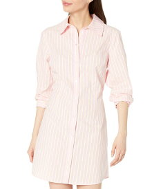 【送料無料】 サンクチュアリー レディース ワンピース トップス Slimmer Shirtdress Pink Buttercream Stripe