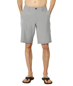 【送料無料】 オニール メンズ ハーフパンツ・ショーツ ボトムス Reserve Solid 21" Hybrid Shorts Light Grey