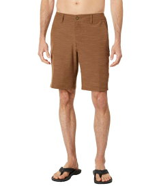 【送料無料】 オニール メンズ ハーフパンツ・ショーツ ボトムス Reserve Slub 20" Hybrid Shorts Medium Brown