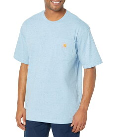 【送料無料】 カーハート メンズ シャツ トップス Loose Fit Heavyweight Short Sleeve Pocket T-Shirt Moonstone Nep