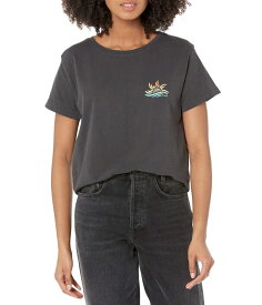 【送料無料】 ロキシー レディース シャツ トップス Wave Sun T-Shirt Anthracite