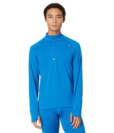 【送料無料】 ホットチリーズ メンズ シャツ トップス Micro-Elite Chamois Zone Zip-T Thriller Blue