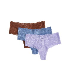 【送料無料】 コサベラ レディース パンツ アンダーウェア Never Say Never Comfie Cutie Thong 3-Pack Ticino/Luzerne Blue/Alpine Flower