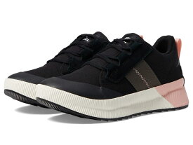 【送料無料】 ソレル レディース スニーカー シューズ Out N About III Low Sneaker Canvas Black/Vintage Pink