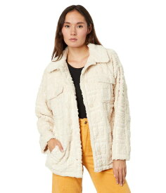 【送料無料】 ビラボン レディース コート アウター Fairbanks Fleece Button-Up Jacket White Cap