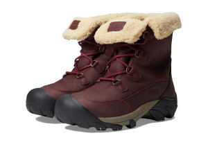 L[ fB[X V[Y u[cECu[c KEEN Betty Boot Short Waterproof Burgundy/Brindle o[KfB