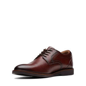 【送料無料】 クラークス メンズ オックスフォード シューズ Malwood Lace Brown Leather