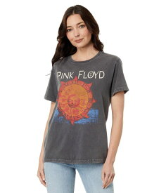 【送料無料】 ラッキーブランド レディース シャツ トップス Pink Floyd Sundial Boyfriend Tee Nine Iron