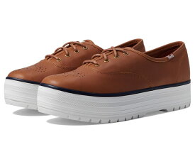 【送料無料】 ケッズ レディース スニーカー シューズ The Platform Lug Lace Up Cognac Leather