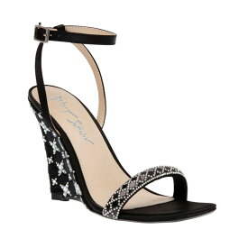 【送料無料】 ブルーバイベトシージョンソン レディース ヒール シューズ Simon Wedge Sandals Black