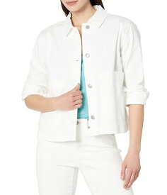 【送料無料】 エイリーンフィッシャー レディース コート アウター Classic Collar Jacket White