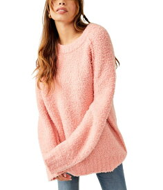 【送料無料】 フリーピープル レディース ニット・セーター アウター Teddy Sweater Tunic Pale Rosette