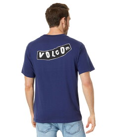 【送料無料】 ボルコム メンズ シャツ トップス Skate Vitals Originator Short Sleeve Tee Estate Blue