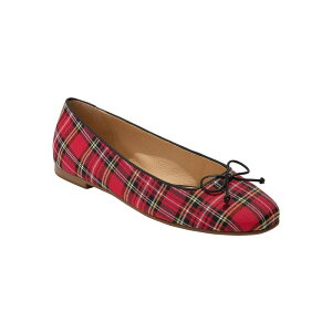 �W���b�N���W���[�X ���f�B�[�X �V���[�Y �T���_�� Jack Rogers Kenlyn Ballet - Plaid Red Tartan/Black �u���b�N