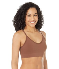 【送料無料】 スパンク レディース ブラジャー アンダーウェア Ecocare Everyday Shaping Longline Bralette Chestnut Brown