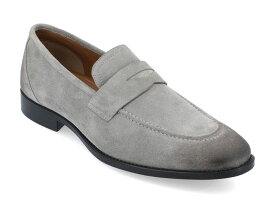 【送料無料】 トーマスアンドバイン メンズ スリッポン・ローファー シューズ Bishop Apron Toe Penny Loafer Grey