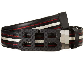 【送料無料】 バリー メンズ ベルト アクセサリー Mirror B 40 M.TSP/70 Belt Black/Bone/Black/Red