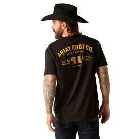 【送料無料】 アリアト メンズ シャツ トップス USA Workwear T-Shirt Black