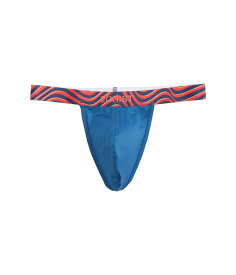 【送料無料】 ツーイグジスト メンズ ブリーフパンツ アンダーウェア Sliq Y-Back Thong Dark Blue/Waves Waistband