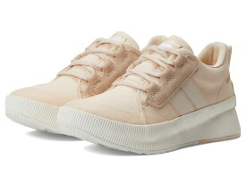 【送料無料】 ソレル レディース スニーカー シューズ Out N About III Low Sneaker Canvas White Peach/Chalk