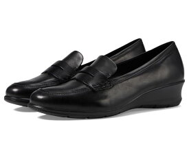 【送料無料】 エコー レディース スリッポン・ローファー シューズ Felicia Penny Loafer Black