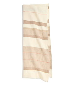 【送料無料】 メイドウェル レディース マフラー・ストール・スカーフ アクセサリー Textured Stripe Gauze Scarf Antique Cream