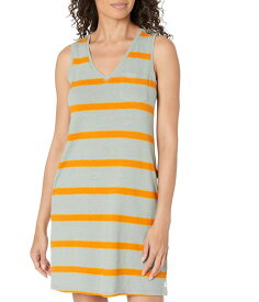 【送料無料】 ドード アンドコー レディース ワンピース トップス Grom Tank Dress Pale Slate Wide Stripe