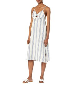 【送料無料】 ロキシー レディース ワンピース トップス Sweetest Stripe Midi Dress Bayside Stripe